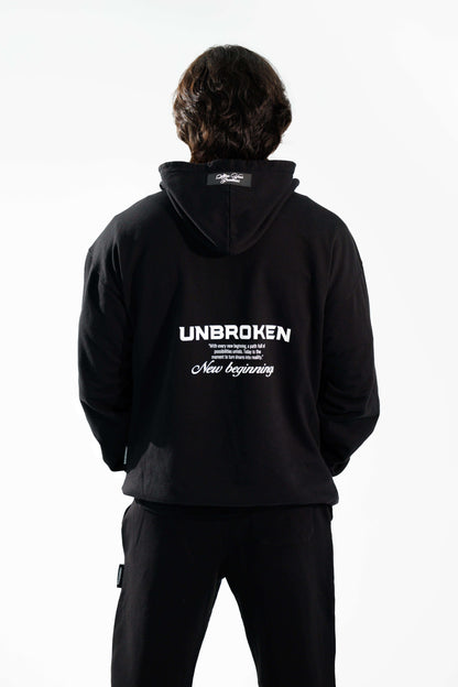 Hoodie 375 gramos New Beginnings: 100% Algodón peruano - Unbroken 