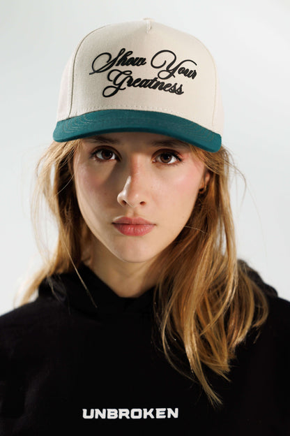 Show your greatness Green Cap - Unbroken 