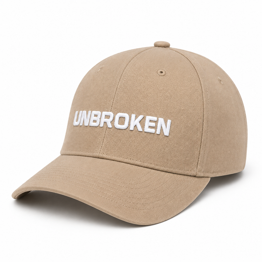 Beige Cap: UNBROKEN