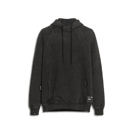 Hoodie Unbroken Classic - Black Acid Wash