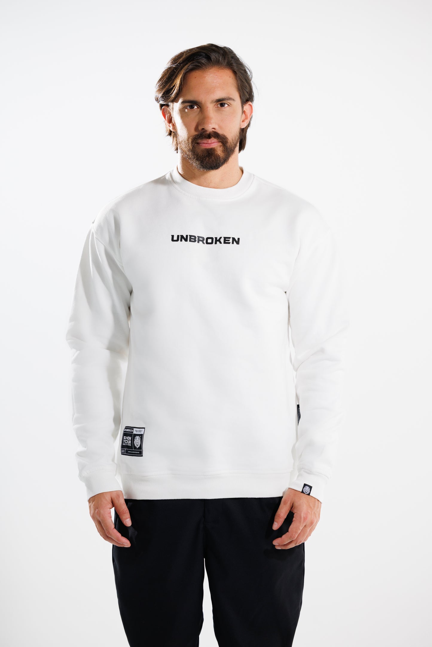 Hoodie 375 gramos Voyage: 100% Algodón peruano - White