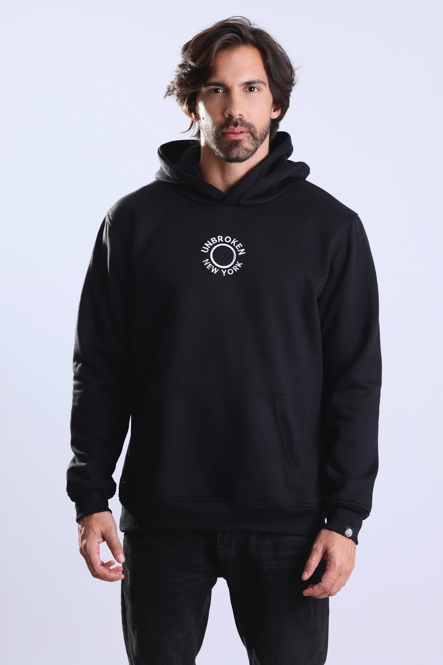 Hoodie Unbroken NY -375 Gramos - Hombre