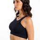 top mujer negro lateral cerca